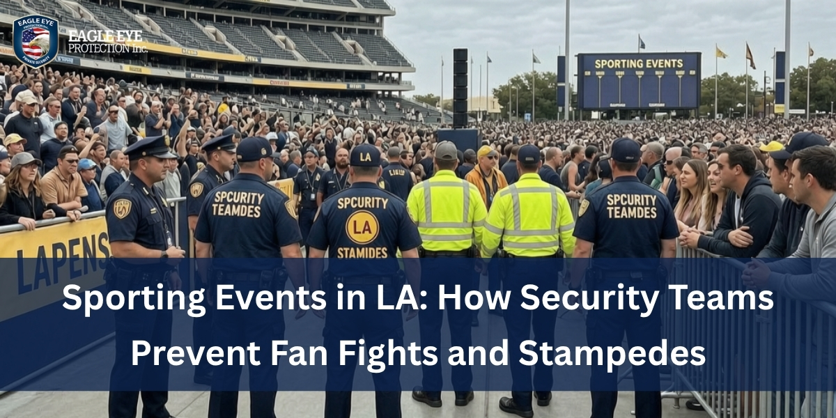 Sporting Events in LA: How Security Teams Prevent Fan Fights and Stampedes