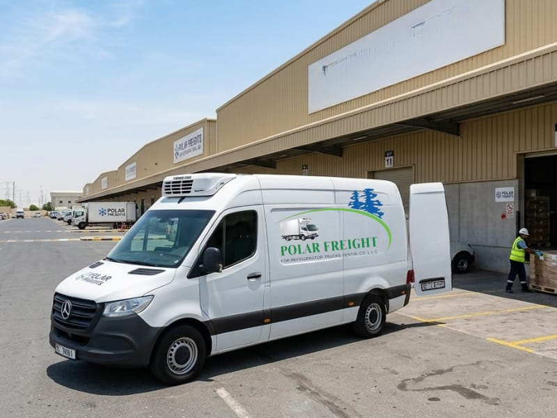 Chiller van for rent in Sharjah