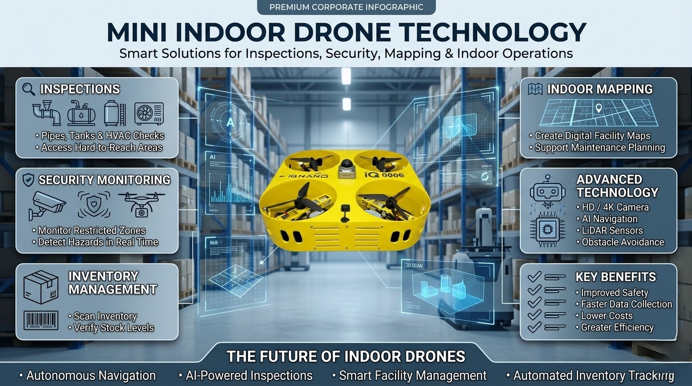 Mini Indoor Drone Technology for Management